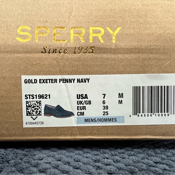 Men’s Sperry Penny Navy size 7 - Picture 7 of 7